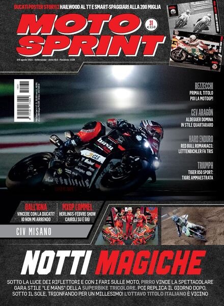 Moto Sprint – 3 Agosto 2021 Cover