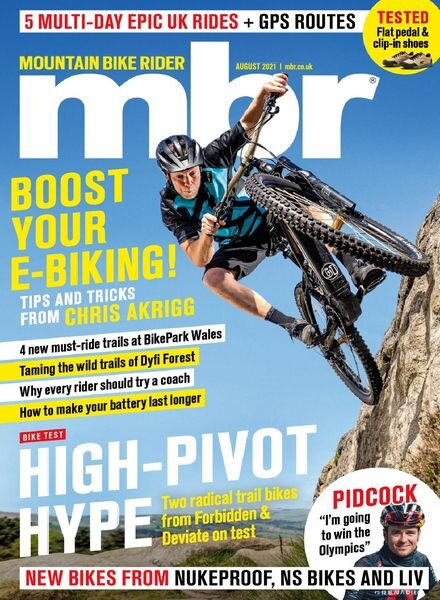 Mountain Bike Rider – August 2021 Cover