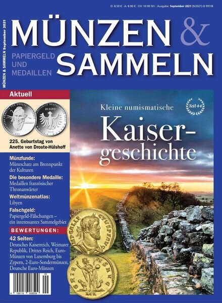 Munzen & Sammeln – 14 August 2021 Cover