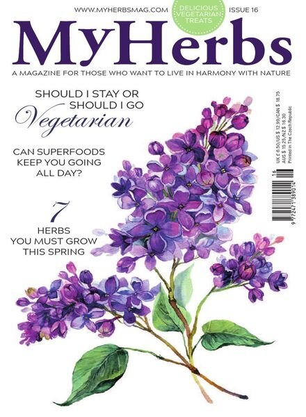 My Herbs – Issue 16 – April-June 2020 Cover