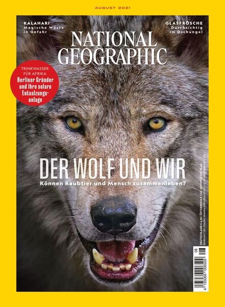 National Geographic Germany – August 2021 Cover