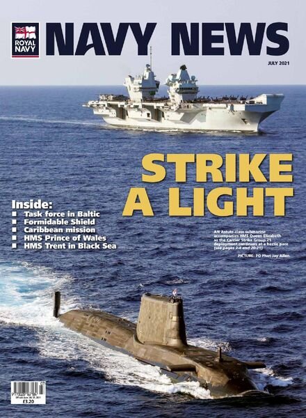 Navy News – July 2021 Cover