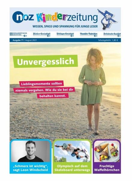 noz Kinderzeitung – 05 August 2021 Cover
