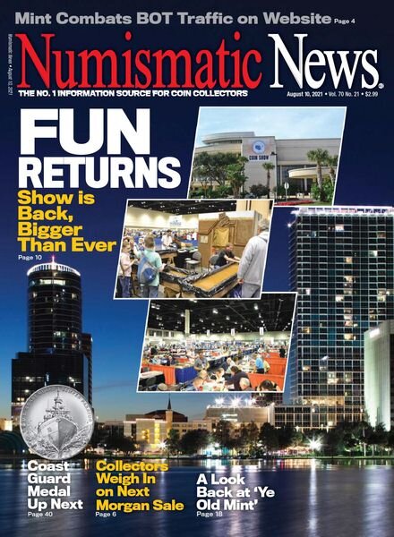 Numismatic News – August 10, 2021 Cover