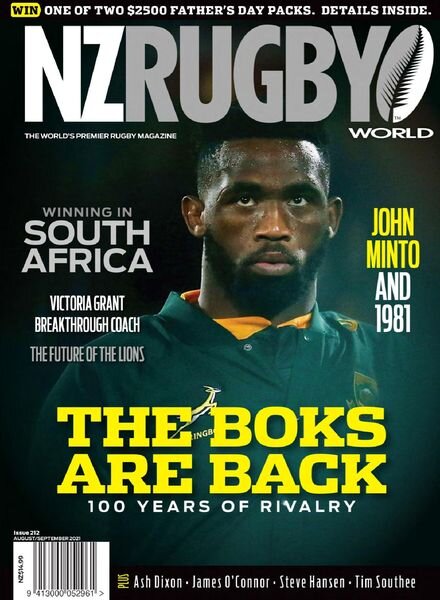 NZ Rugby World – August-September 2021 Cover
