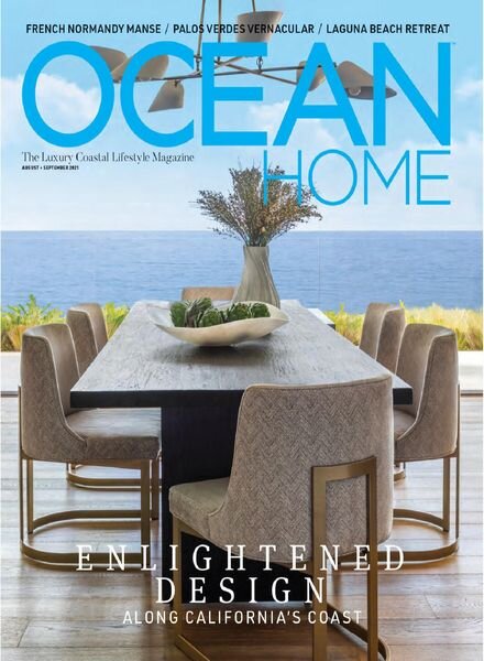 Ocean Home Magazine – August 2021 Cover
