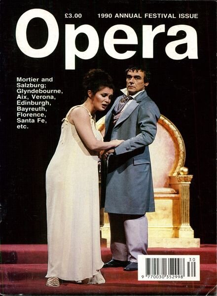 Opera – Annual Festival – 1990 Cover
