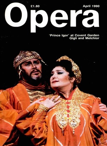 Opera – April 1990 Cover