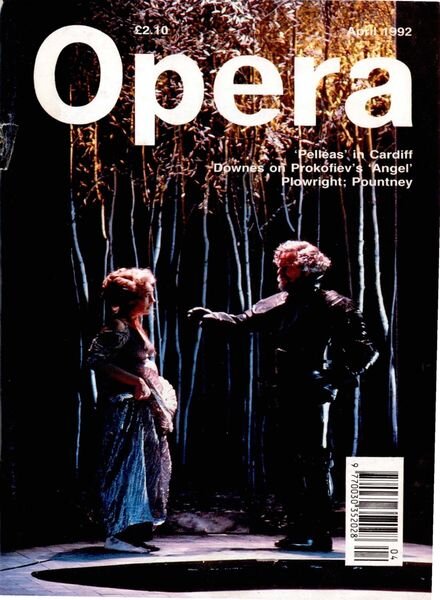 Opera – April 1992 Cover