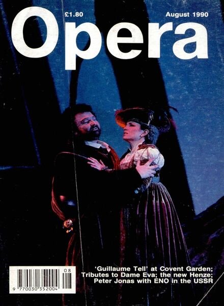 Opera – August 1990 Cover