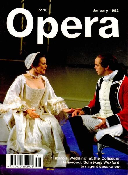 Opera – January 1992 Cover