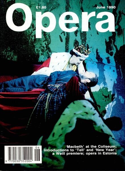 Opera – June 1990 Cover