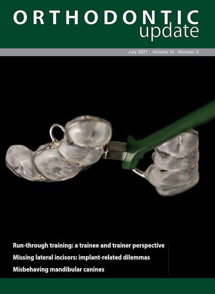 Orthodontic Update – July 2021 Cover
