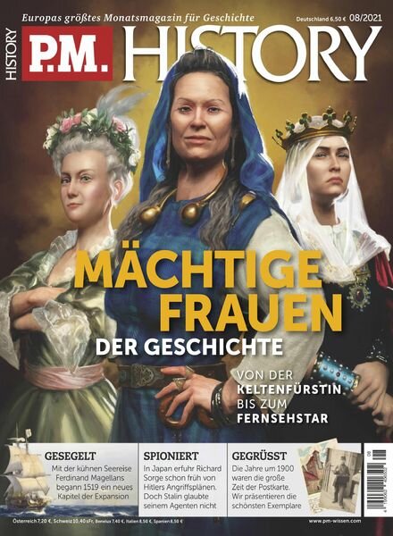 P.M History – August 2021 Cover