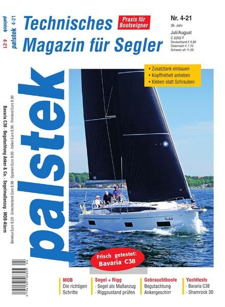 Palstek – Juli-August 2021 Cover
