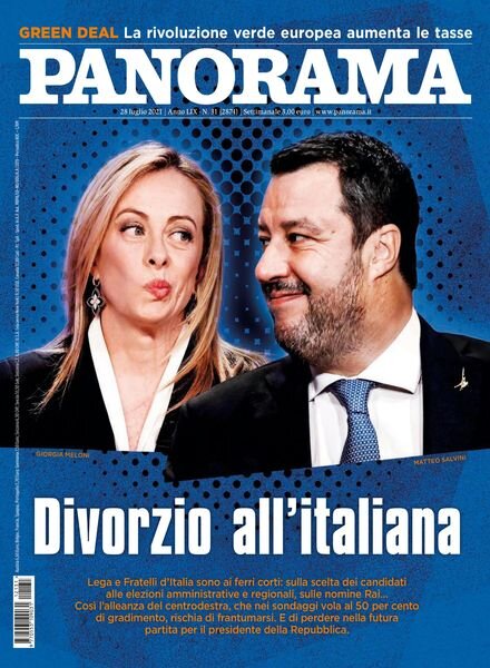 Panorama Italia – 28 luglio 2021 Cover
