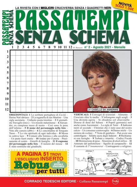 Passatempi Senza Schema – 03 agosto 2021 Cover