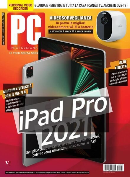 PC Professionale N.365 – Agosto 2021 Cover