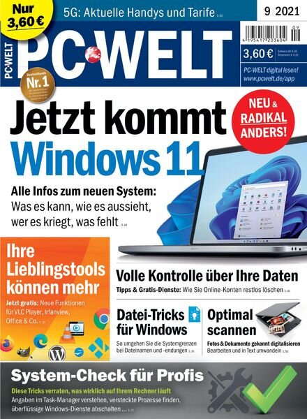 PC Welt – September 2021 Cover