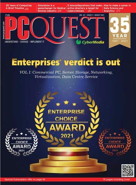 PCQuest – August 2021 Cover