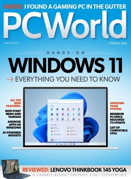PCWorld – August 2021 Cover