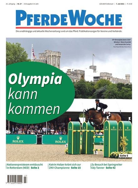 PferdeWoche – 07 Juli 2021 Cover