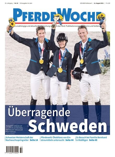 PferdeWoche – 11 August 2021 Cover
