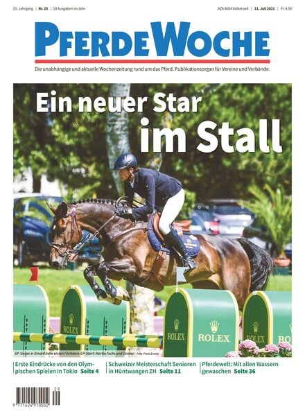 PferdeWoche – 21 Juli 2021 Cover