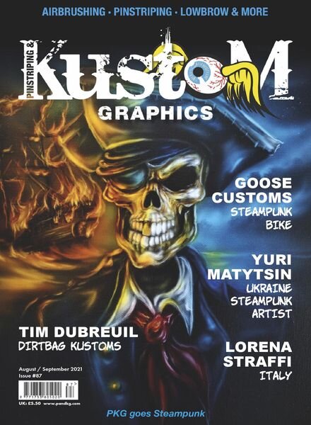 Pinstriping & Kustom Graphics – August 2021 Cover
