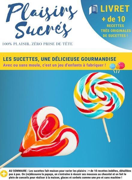 Plaisirs Sucres – N 24 2021 Cover