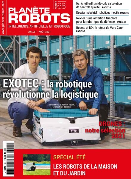 Planete Robots – Juillet-Aout 2021 Cover