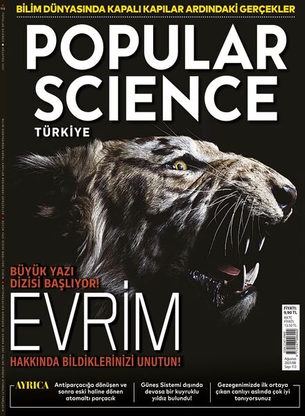 Popular Science Turkey – Agustos 2021 Cover
