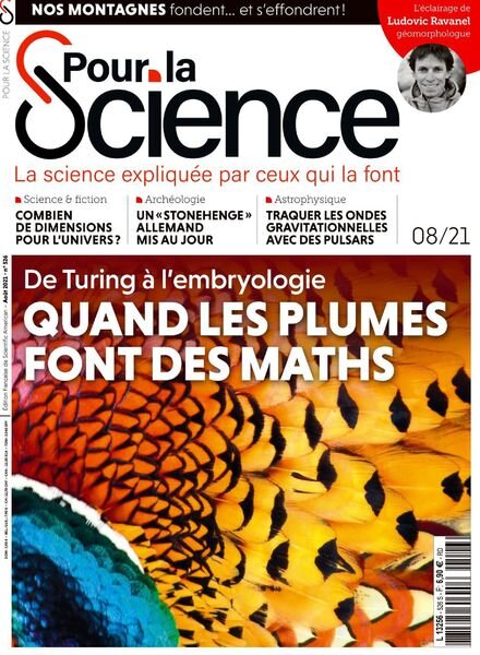 Pour la Science – Aout 2021 Cover