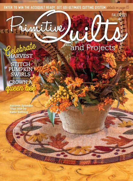 Primitive Quilts and Projects – July 2021 Cover