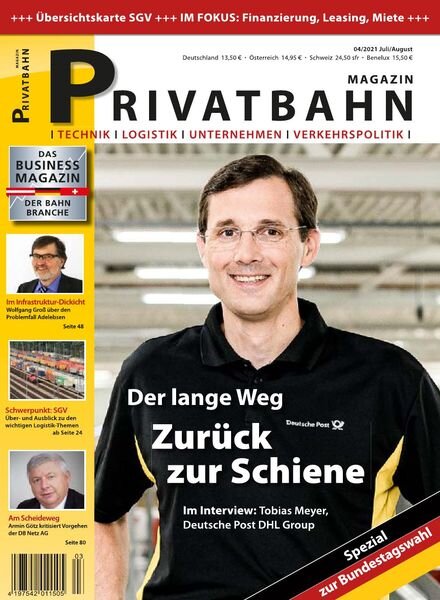 Privatbahn Magazin – Juli-August 2021 Cover