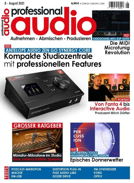 Professional Audio – August 2021 Cover