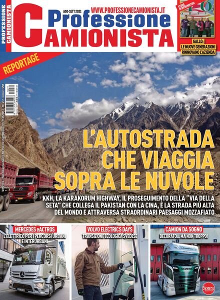Professione Camionista – agosto 2021 Cover