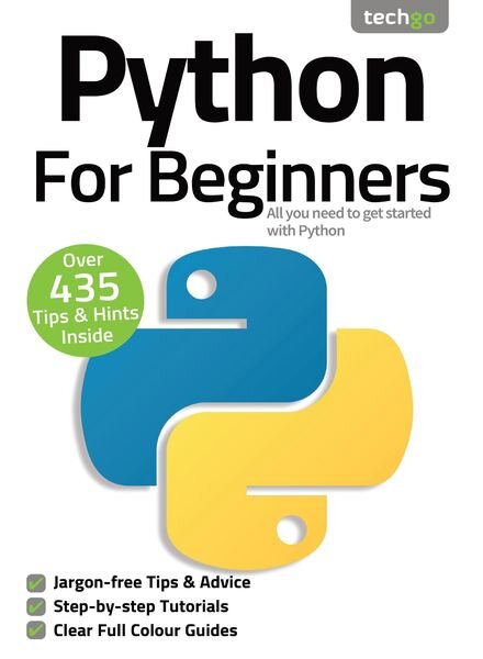 Python for Beginners – August 2021 Cover