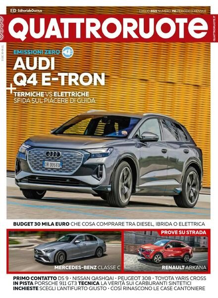 Quattroruote Italia – luglio 2021 Cover