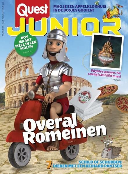 Quest Junior – augustus 2021 Cover