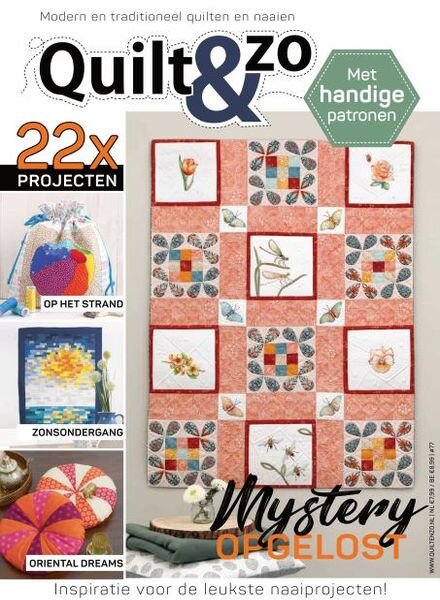 Quilt & Zo – juli 2021 Cover