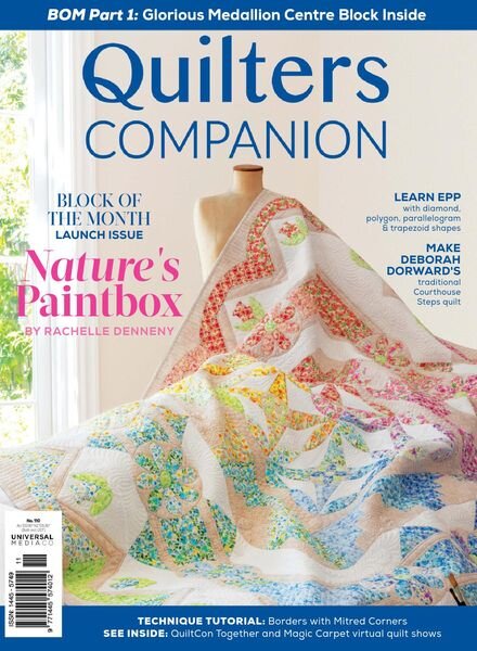 Quilters Companion – July 2021 Cover