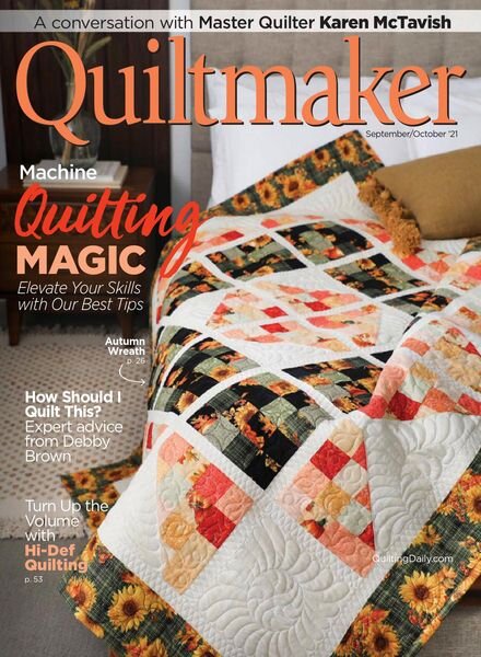 Quiltmaker – September 2021 Cover
