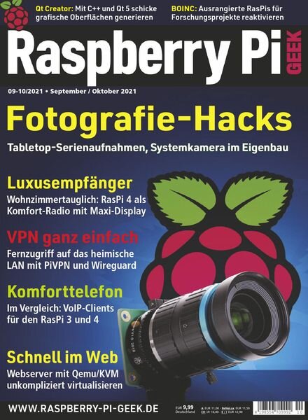 Raspberry Pi Geek – September 2021 Cover