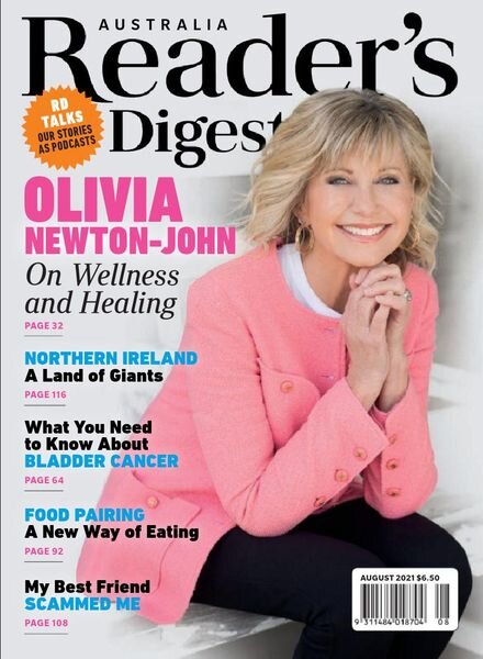 Reader’s Digest Australia & New Zealand – August 2021 Cover