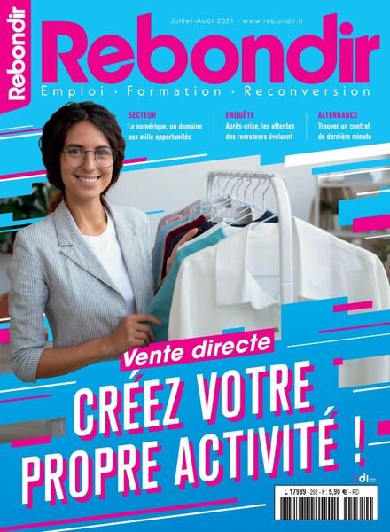 Rebondir – Juillet-Aout 2021 Cover