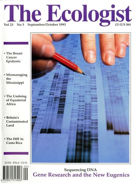 Resurgence & Ecologist – Ecologist, Vol 23 N 5 – Sept-Oct 1993 Cover