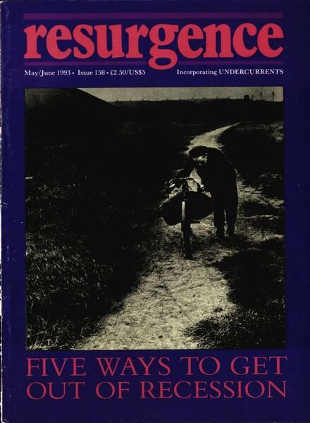 Resurgence & Ecologist – Resurgence, 158 – May-June 1993 Cover