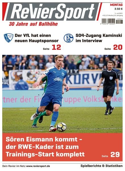 RevierSport – 05 Juli 2021 Cover