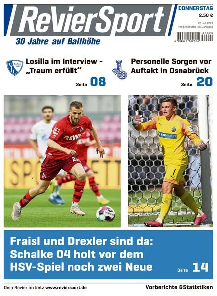 RevierSport – 22 Juli 2021 Cover